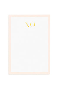 Mini "XO" Notepad